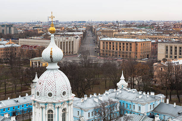istock View from bell tower of the Smolny Cathedral 526244475