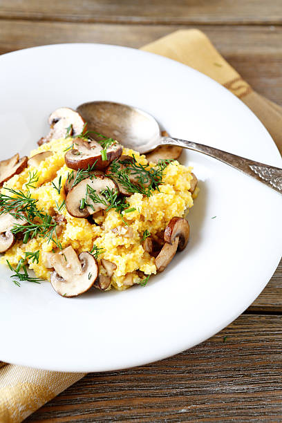 istock Polenta with mushrooms 526245133