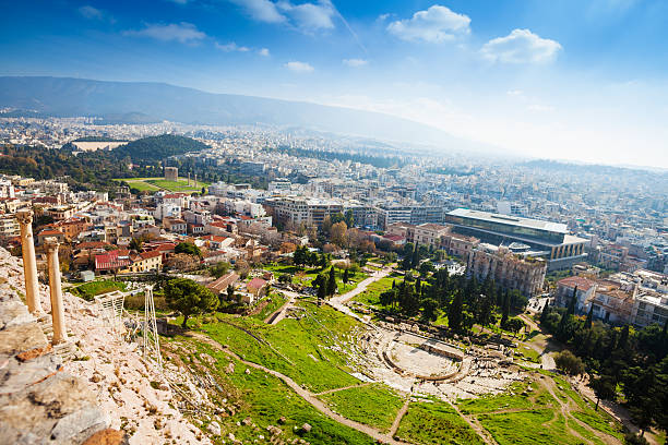 istock View from high spot Theatro Dionisou in Athens 526245803