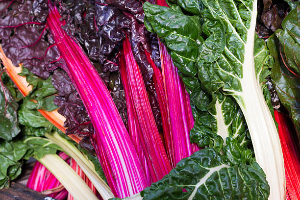 istock Rainbow Chard in Borough Market, London 526246449