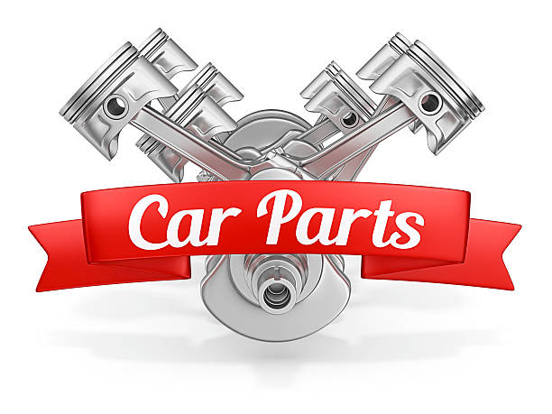 car parts http://www.pagadesign.net/alphamap.jpg v8 engine on white stock pictures, royalty-free photos & images