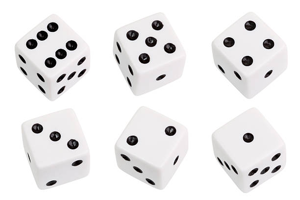 White dice White dice isolated on white background dice photos stock pictures, royalty-free photos & images
