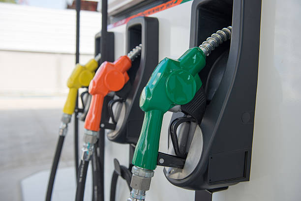 istock Fuel dispenser at a gasoline station 526250361