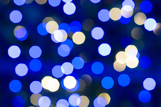 istock Festive background of lights 526251833