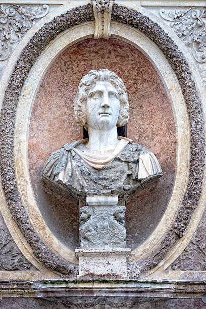 istock roman emperor bas relief detail 526255915