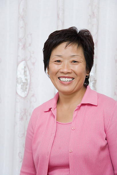 istock Mature woman smiling, portrait 526256927