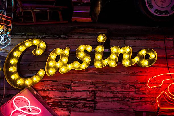 istock Casino Neon Sign 526261519