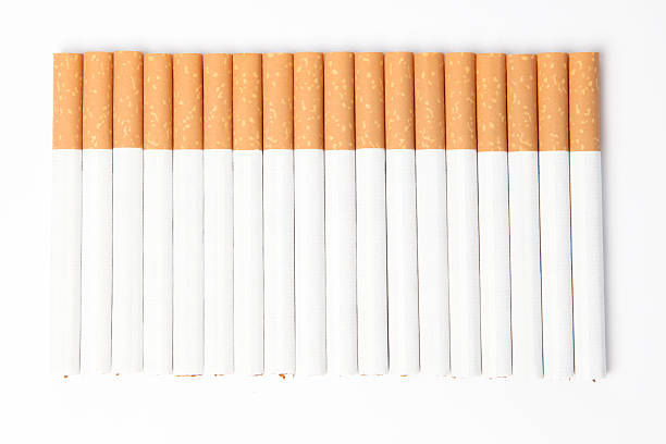 Cigarettes Cigarettes close-up empty-cigarette-packs stock pictures, royalty-free photos & images