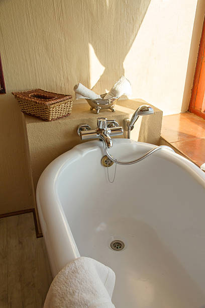 istock Bathroom in a african Lodge 526262361