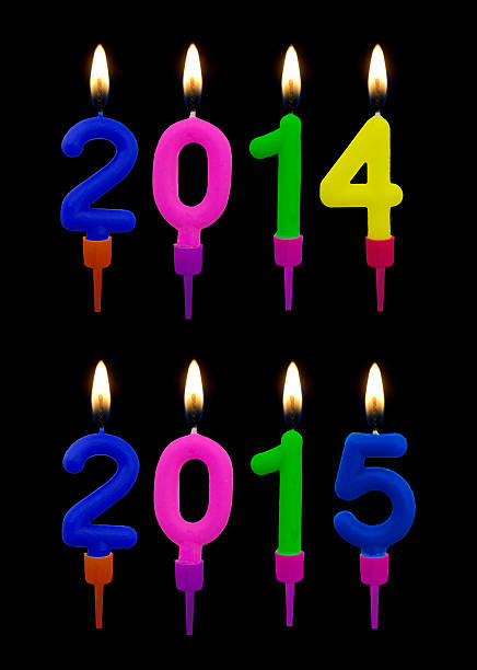 istock Burning candles 2014, 2015. New year, Jesus birthday etc. 526262757