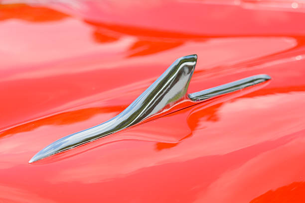istock Design detail on a classic American car 526268953