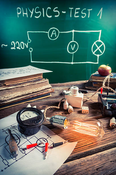 istock Physical experience of an electric current 526269019