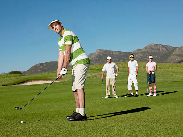 istock Young Male Golfer Playing Golf 526269051