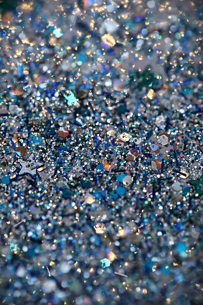 istock Blue Silver Glitter background Holiday Christmas New Year abstract texture 526270527