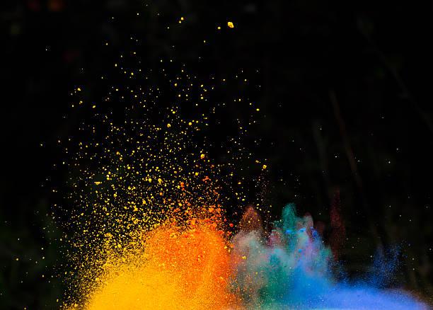 istock launched colorful powder over black 526270803