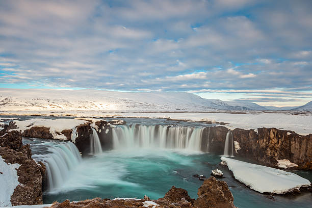 istock Godafoss fall in the morning, Iceland 526271045