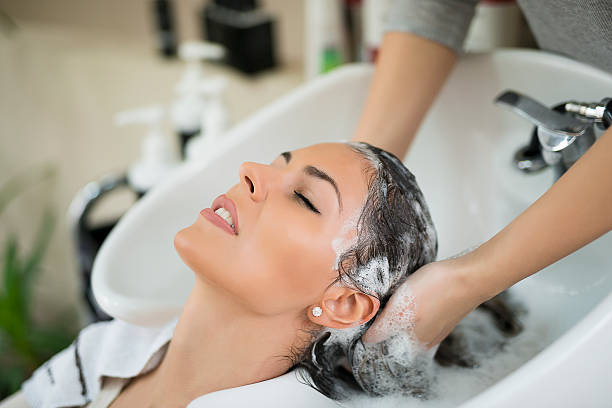 istock Hairdresser with his customer 526272406