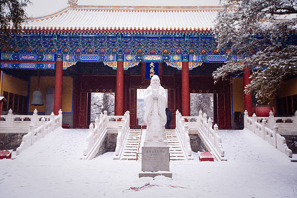 istock Confucius Temple in Beijing. Winter time. 526273342