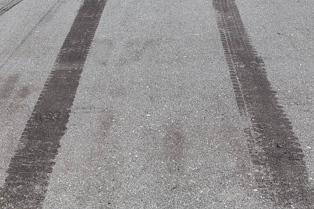 istock Burnout, Drifting Car, Tire Mark 526274214