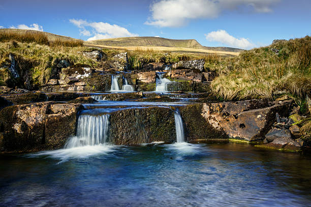 Welsh river on edge of the Brecon Beacons