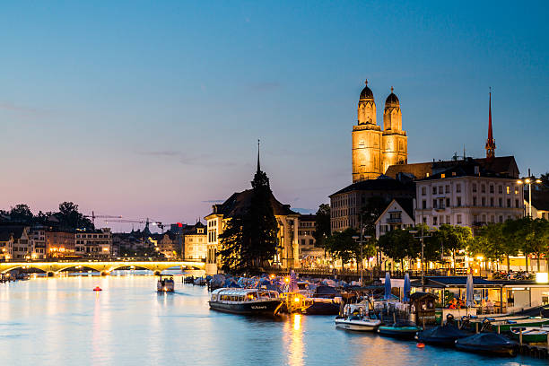 istock Zurich at evening of July 4, 2015 526283560