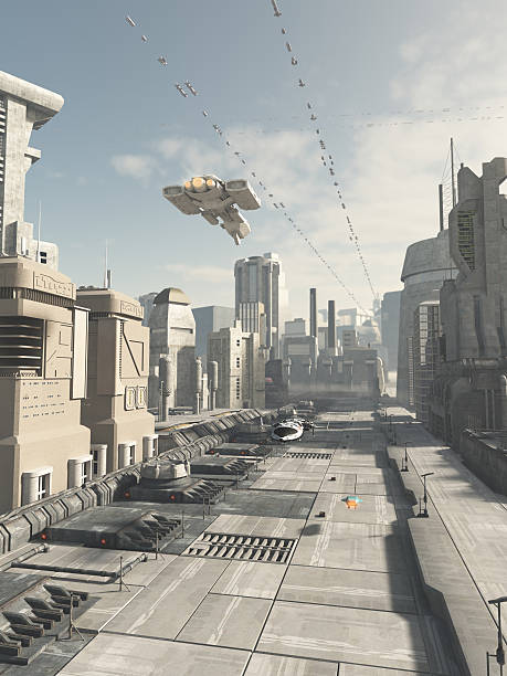 istock Future City Street 526283631