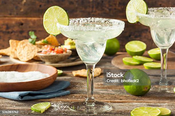 Refreshing Homemade Classic Margarita Stock Photo - Download Image Now - Margarita, Mexican Food, Drink
