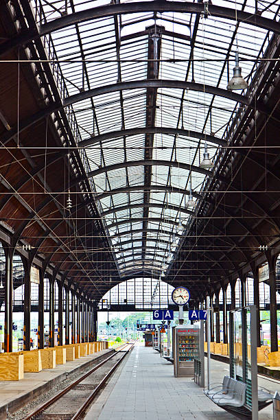istock classicistic train station in Wiesbaden 526288431