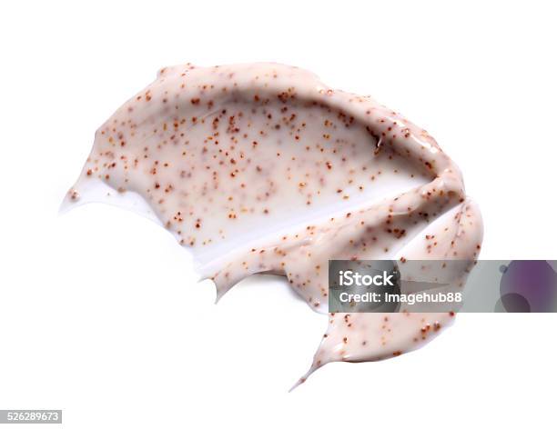 Scrub Sample Isolated On White Stock Photo - Download Image Now - Exfoliation, The Human Body, Moisturizer