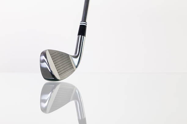 istock Golf club on the glass desk 526291294