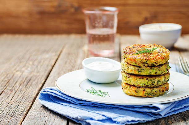 istock Quinoa Zucchini feta dill fritters 526294426