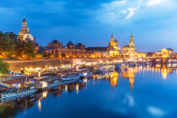 istock Evening scenery of the Old Town in Dresden, Germany 526302032