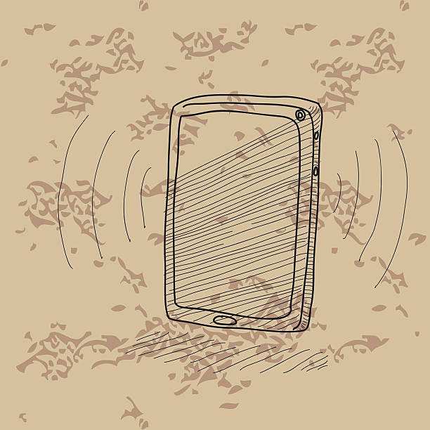 ilustrações, clipart, desenhos animados e ícones de telefone celular - old mobile phone telephone obsolete