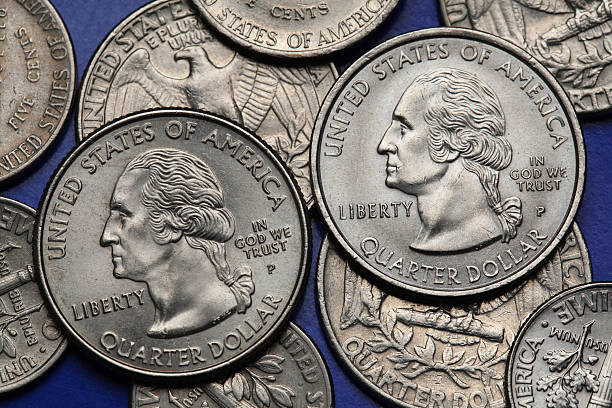 istock Coins of USA. George Washington 526307617