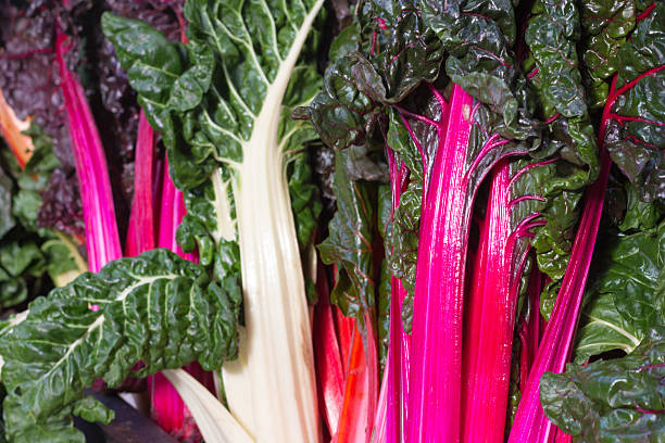 istock Rainbow Chard in Borough Market, London 526307939