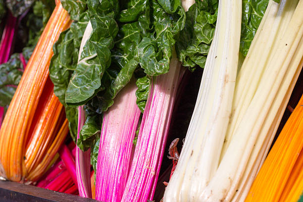 istock Rainbow Chard in Borough Market, London 526307941