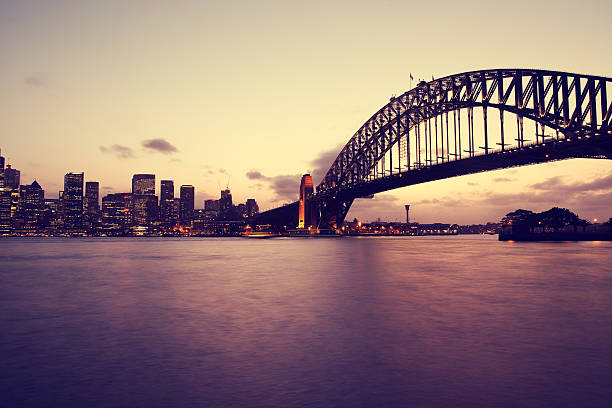 istock Sydney city skyline in the evening 526309629