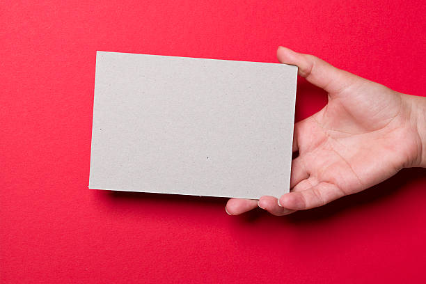 istock Blank card in a hand XXXL 526312207