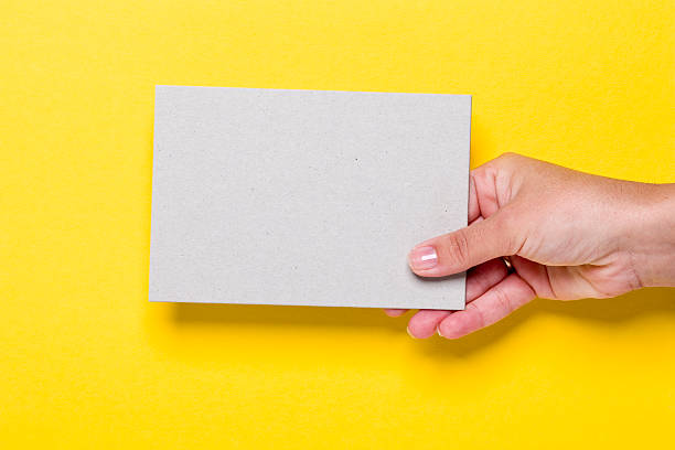 istock Blank card in a hand XXXL 526312737