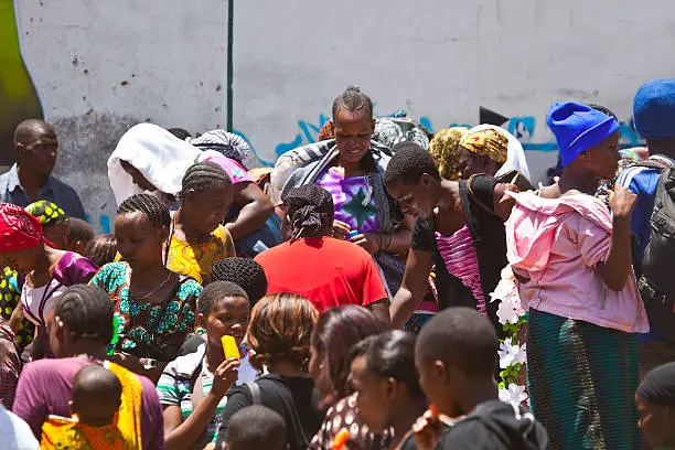 Women in the market. Nairobi, Kenya