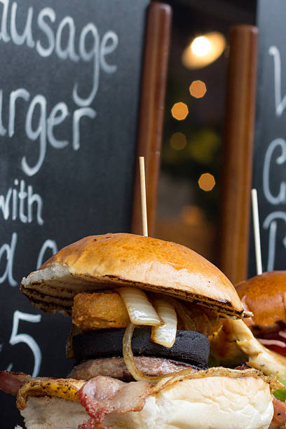 istock Burger in Borough Market, London 526313305
