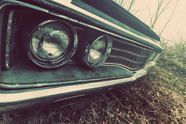 istock Abandoned Vintage Sedan 526320359