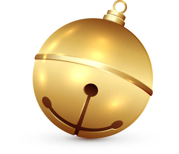 illustrations, cliparts, dessins animés et icônes de cloches de noël - bell jingle jingle christmas