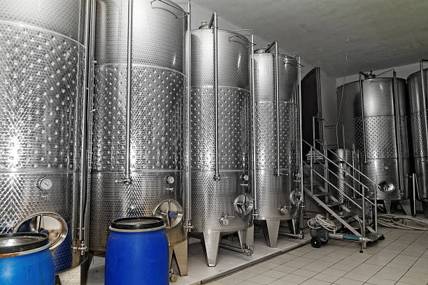 istock Winery in the factory 526321457
