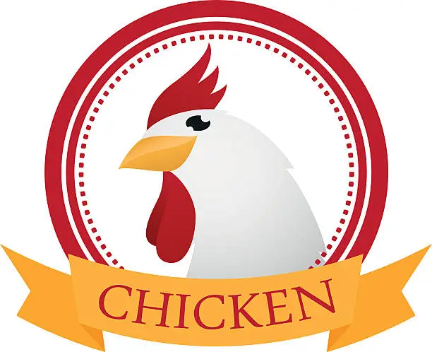 Vector illustration of Chicken Symbol