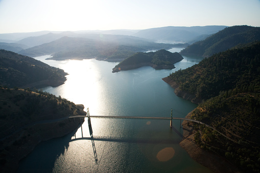Aerial Photography of Lake Oroville California