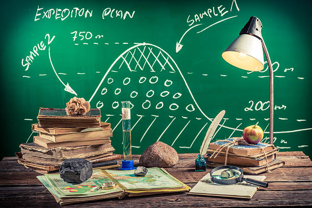 istock Plan expedition at geography lesson 526325501