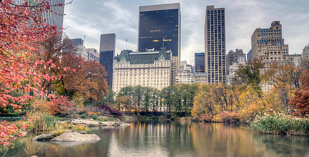 istock Plaza hotel in autumn 526326907