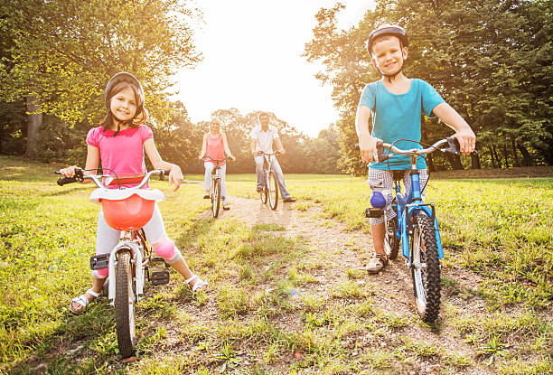 istock Cycling in the park. 526350529