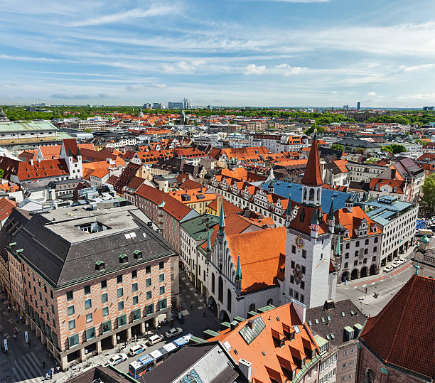 istock Aerial view of Munich 526350675